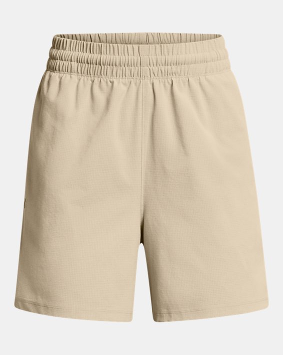 Women's UA Unstoppable Vent Shorts in Brown image number 4